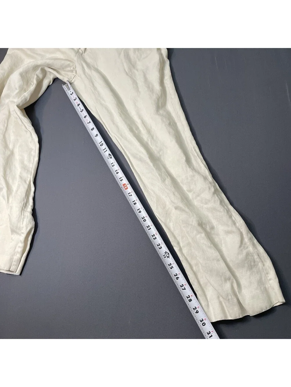 Tommy Bahama Pants Men 38X32 Beige Linen Lyocell Blend Casual Dress Pants *READ*